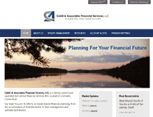 Tablet Screenshot of cahillfinancial.com